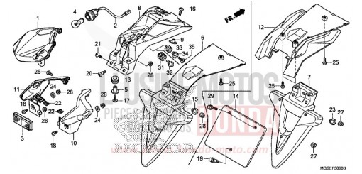 FEU ARRIERE NC700SDD de 2013